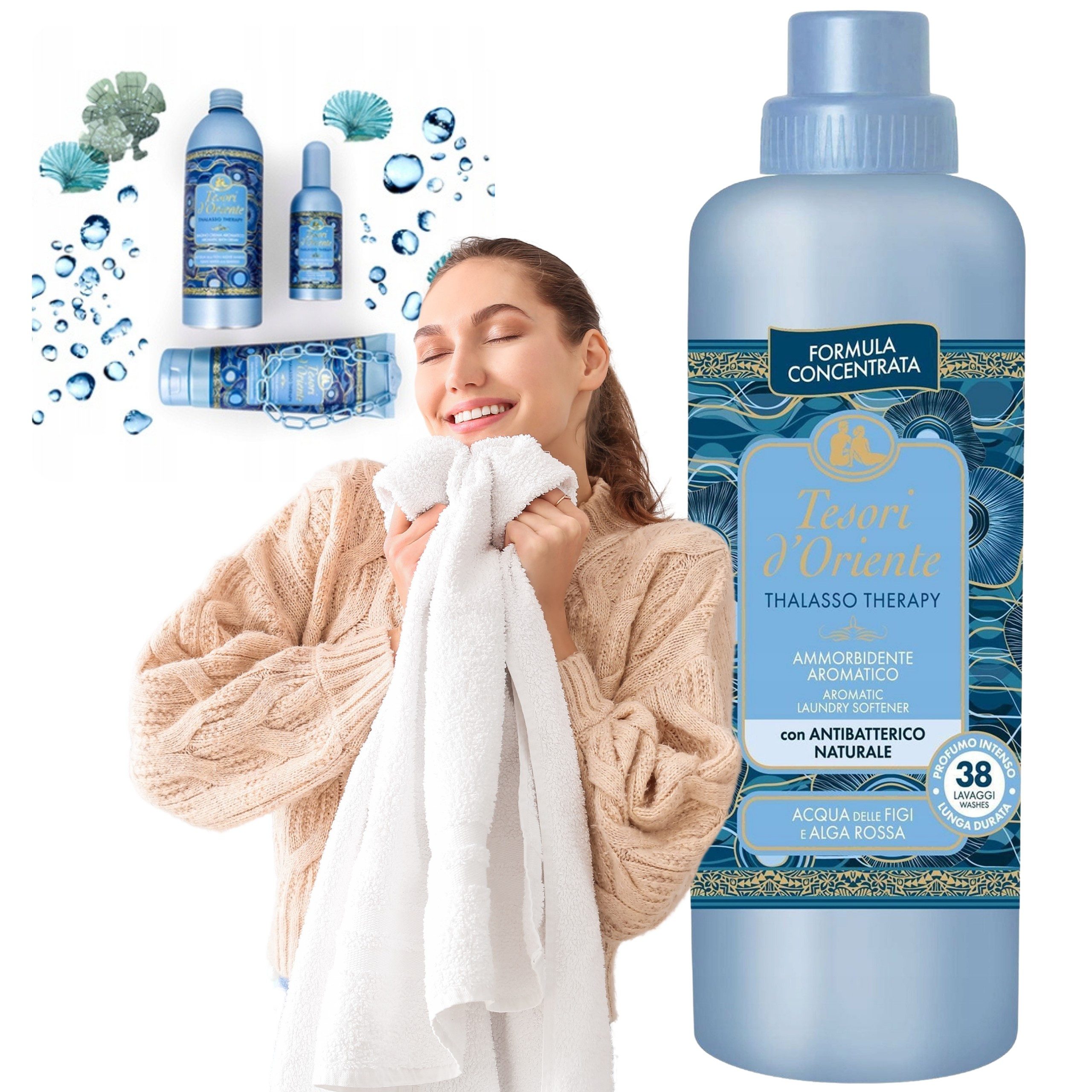 Sarcia.eu Tesori d'Oriente Thalasso Therapy konzentrierter Weichspüler 760 ml Weichspüler (1-St)