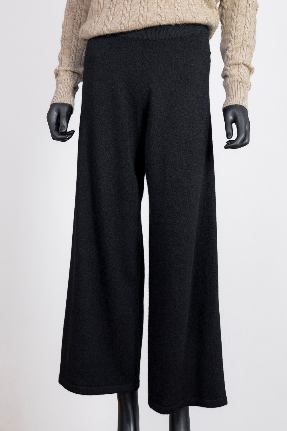 Ariun Strickhose Kaschmirhose in verkürzter Schlupf-Form