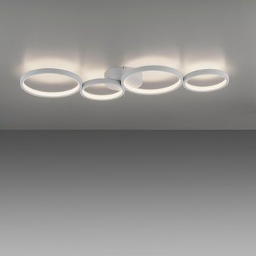 Paul Neuhaus LED Deckenleuchte KIRINGE, LED fest integriert, Warmweiß