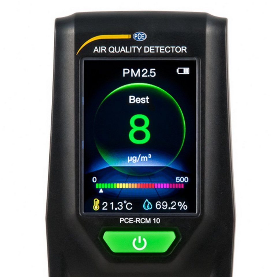 PCE Instruments Feuchtigkeitsmesser PCE Staubmessgerät PCE-RCM 10 Messung  der Staubbelastung