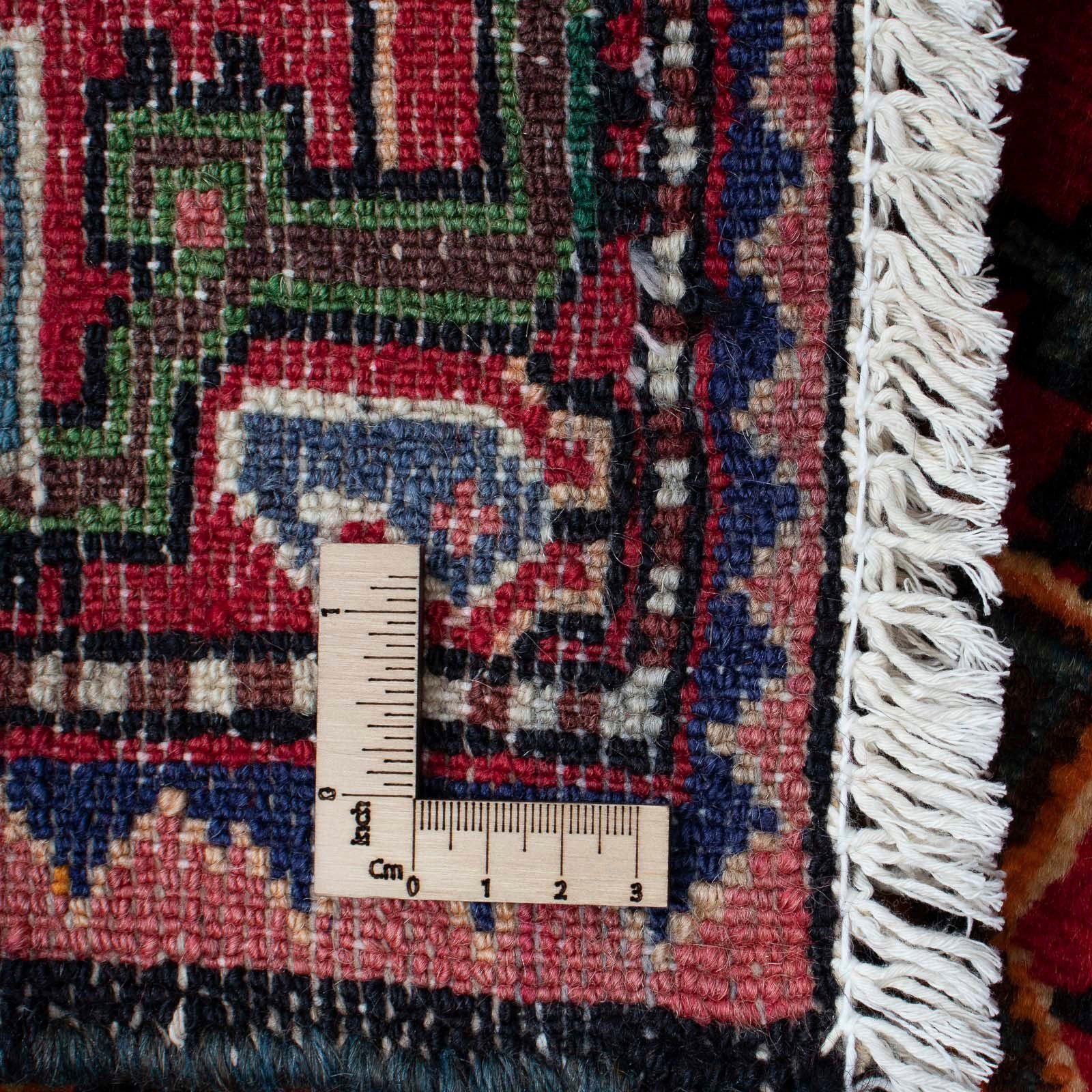 Wollteppich Hamadan 10 morgenland, x 126 88 Handgeknüpft rechteckig, cm, Höhe: mm, Medaillon