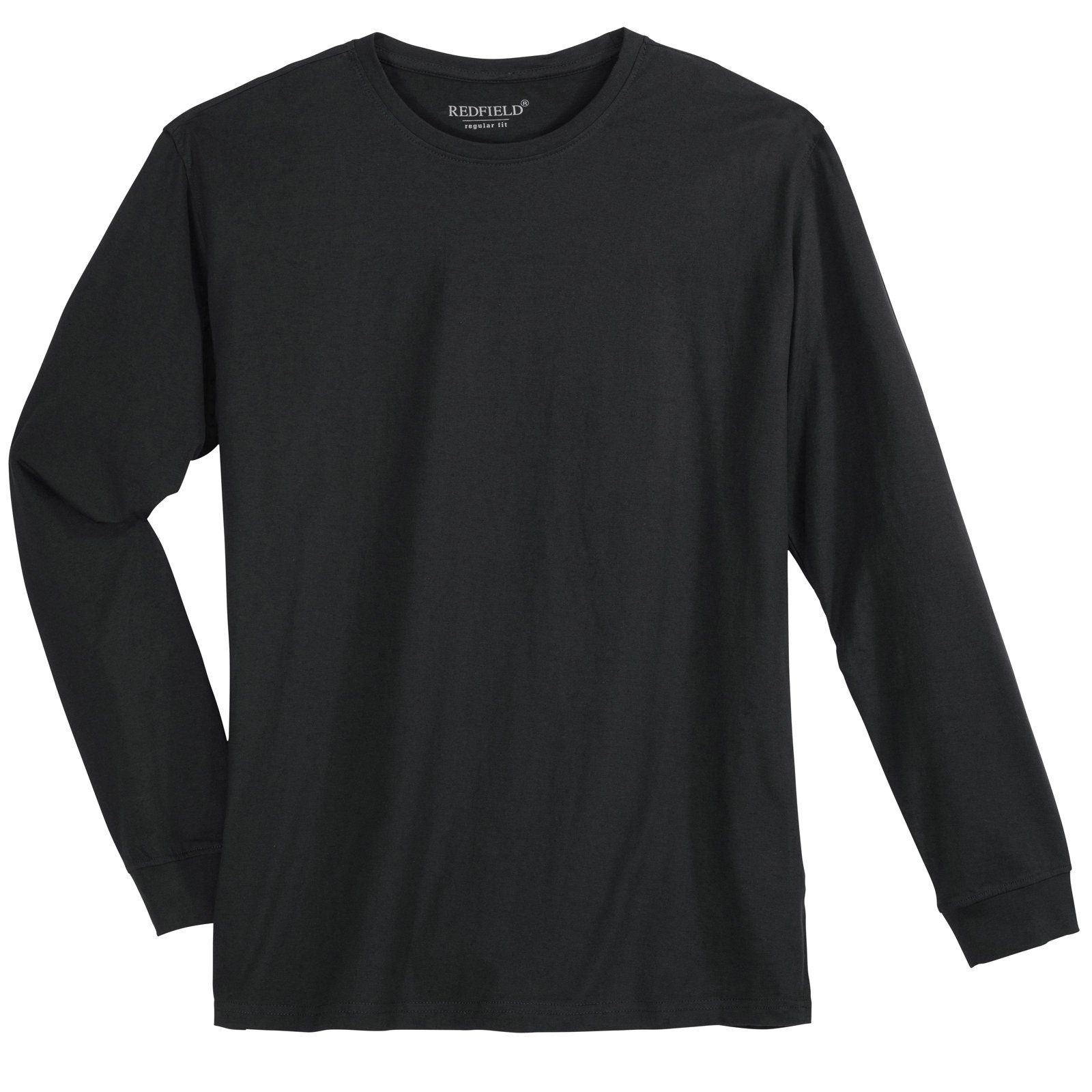 redfield Langarmshirt Schwarzes Redfield Langarmshirt Modell günstig online kaufen
