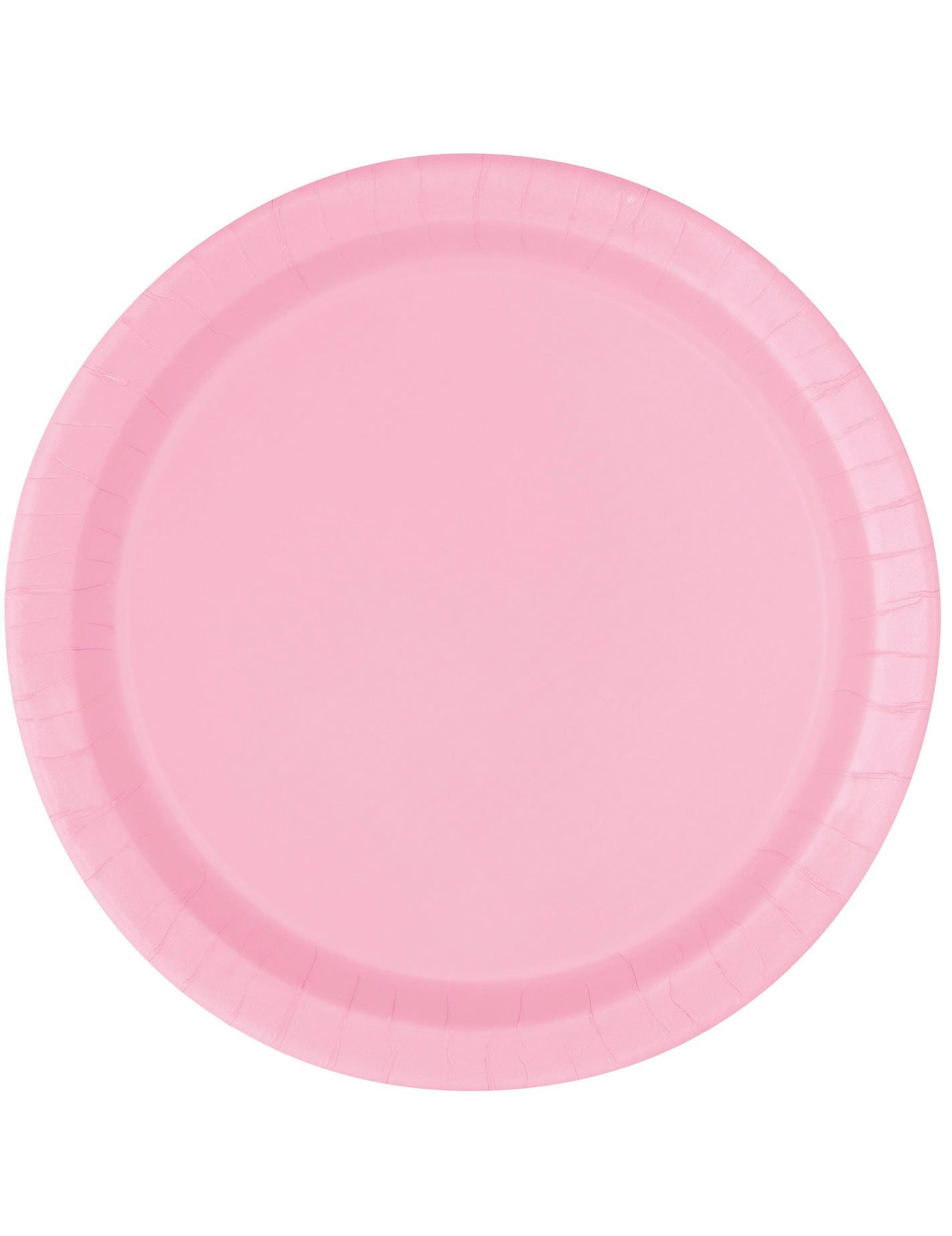JADEO Kostüm Pappteller 16 Stück 23 cm rosa