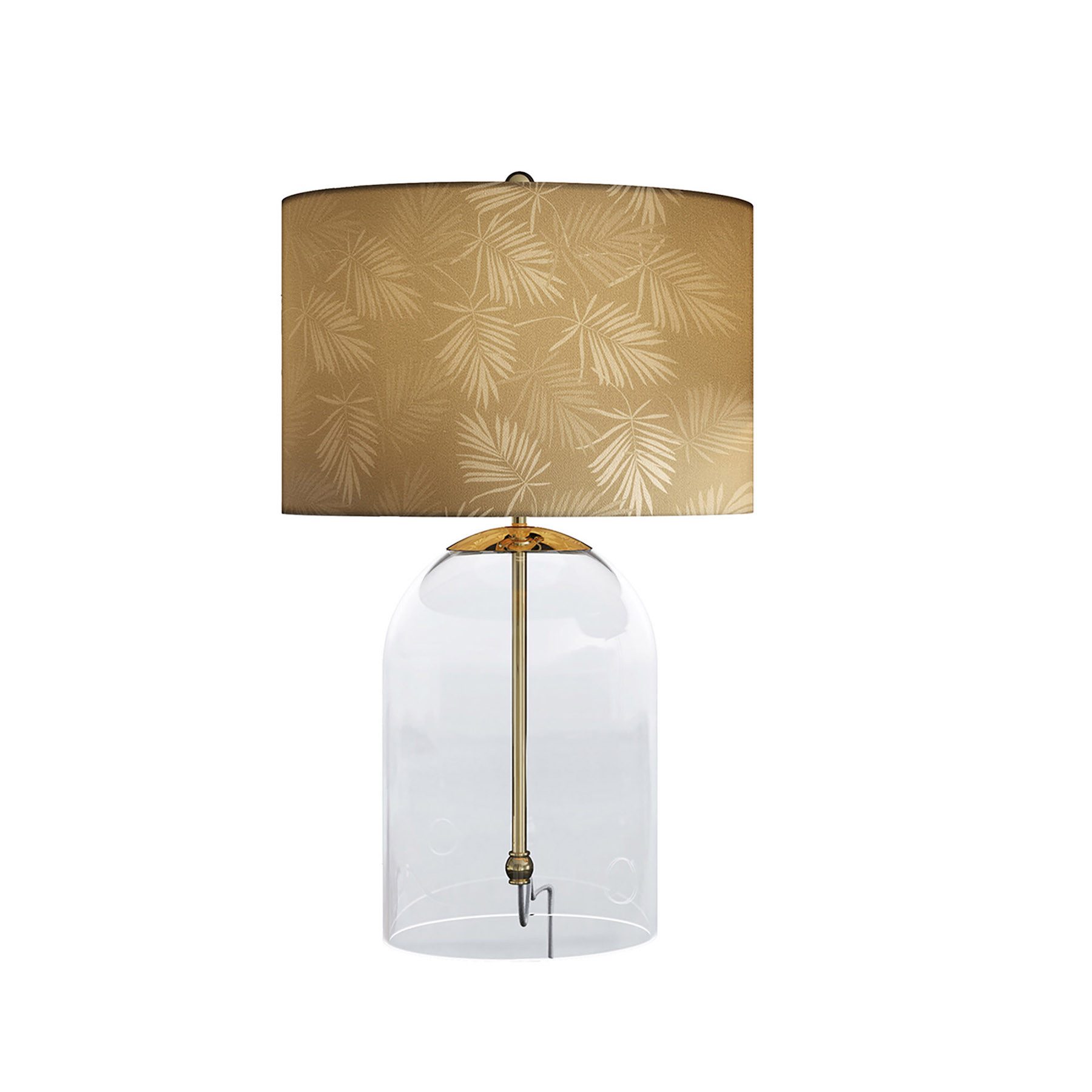 riess-ambiente Tischleuchte CLASSICO 50cm transparent/weiß/gold – günstig online kaufen