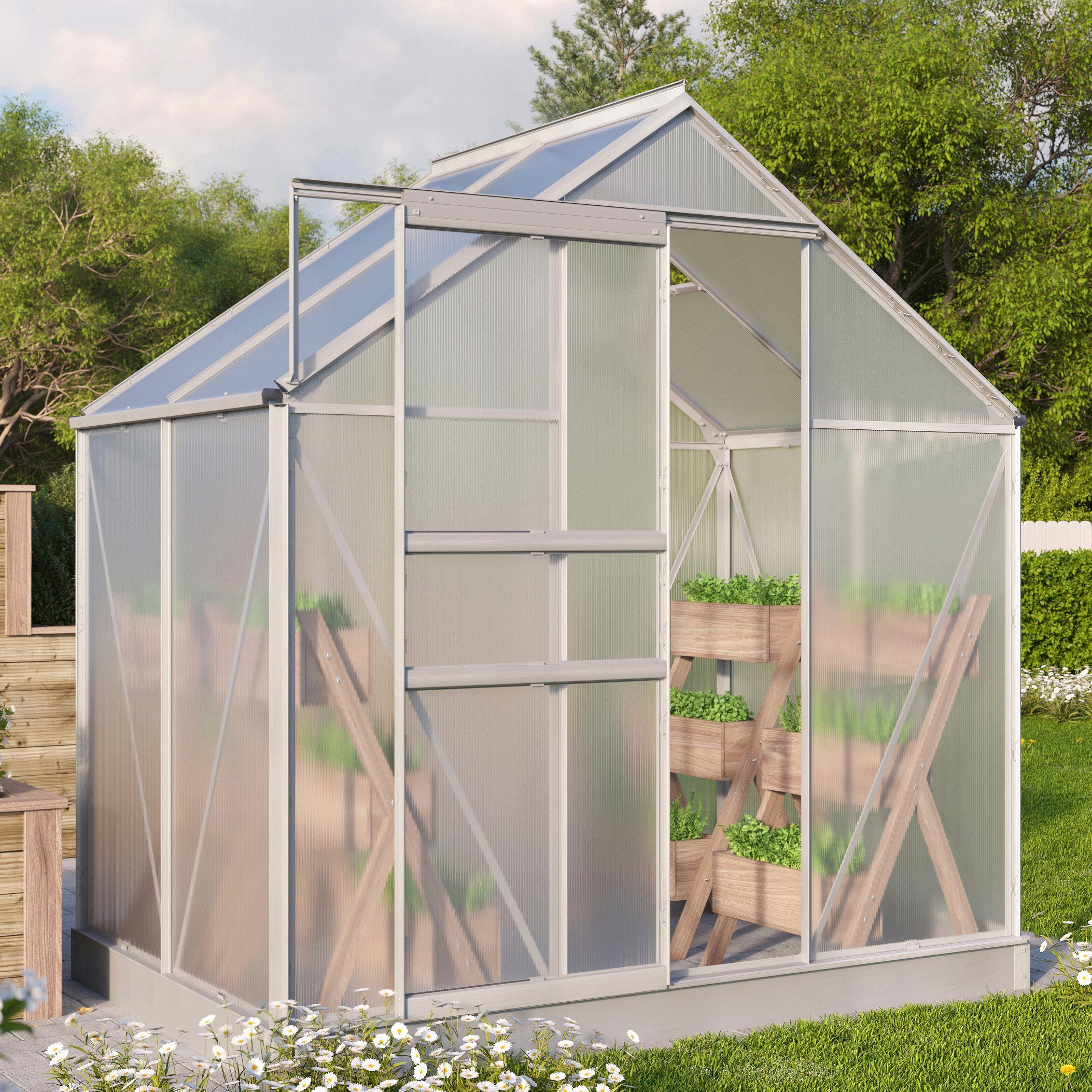 Vitavia Gewächshaus Luna 2500, BxTxH: 195 günstig online kaufen