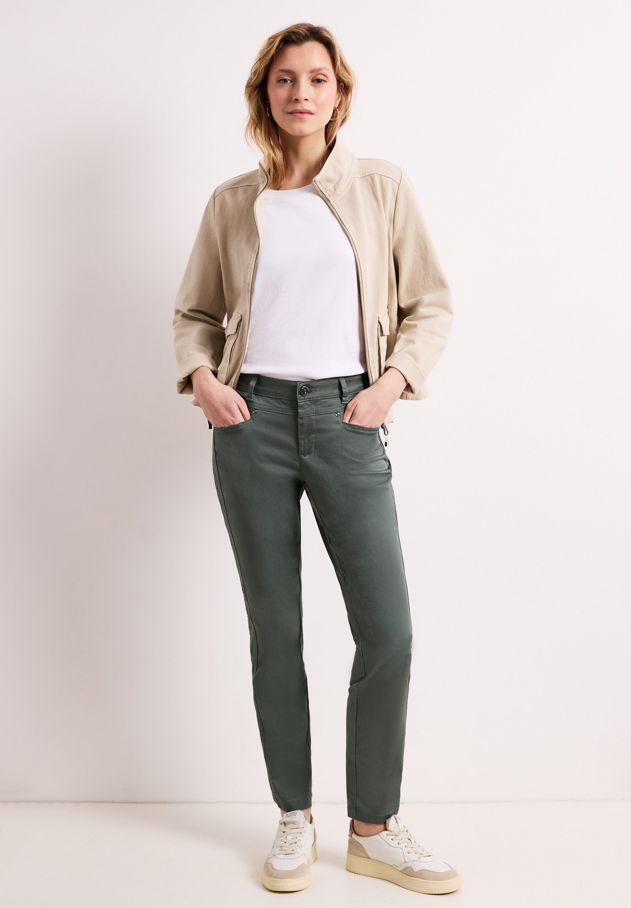 STREET ONE Stoffhose aus Baumwolle mit Stretchanteil – Bild 3 von 5