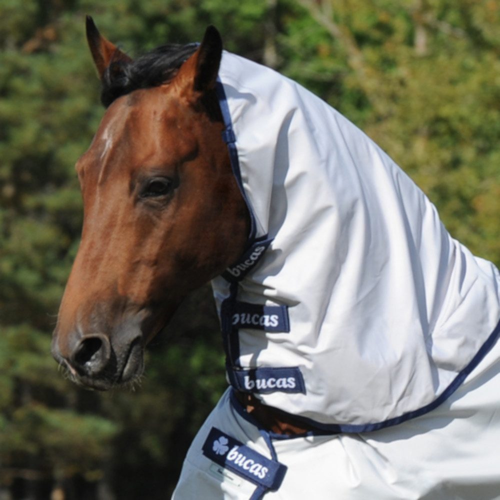 Bucas Pferde-Halsteil Bucas Sun Shower Combi Neck - silver / Halsteil