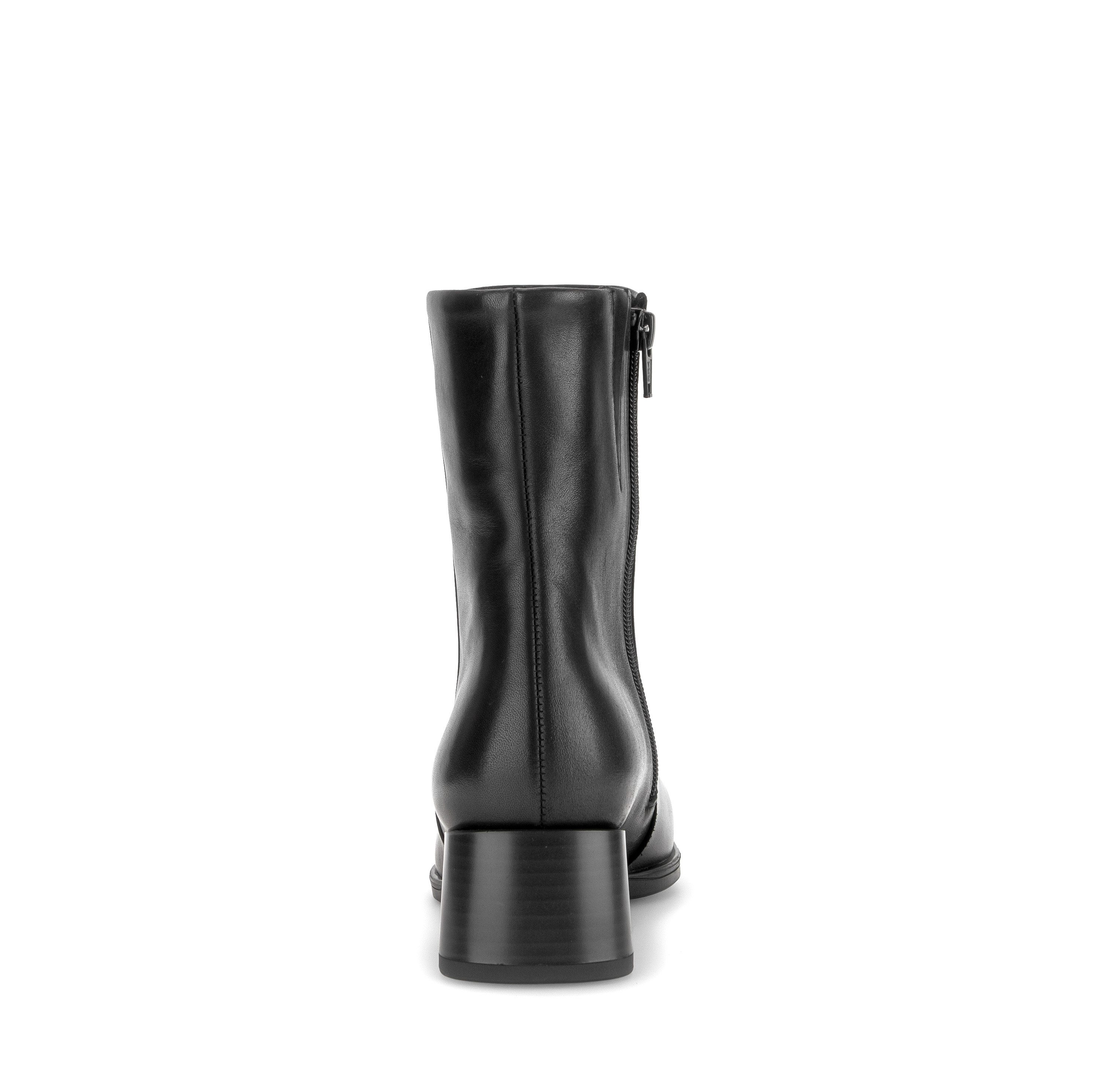 Gabor Stiefelette Blockabsatz, Basic-Stiefelette mit Innenreißverschluss, G-Weite