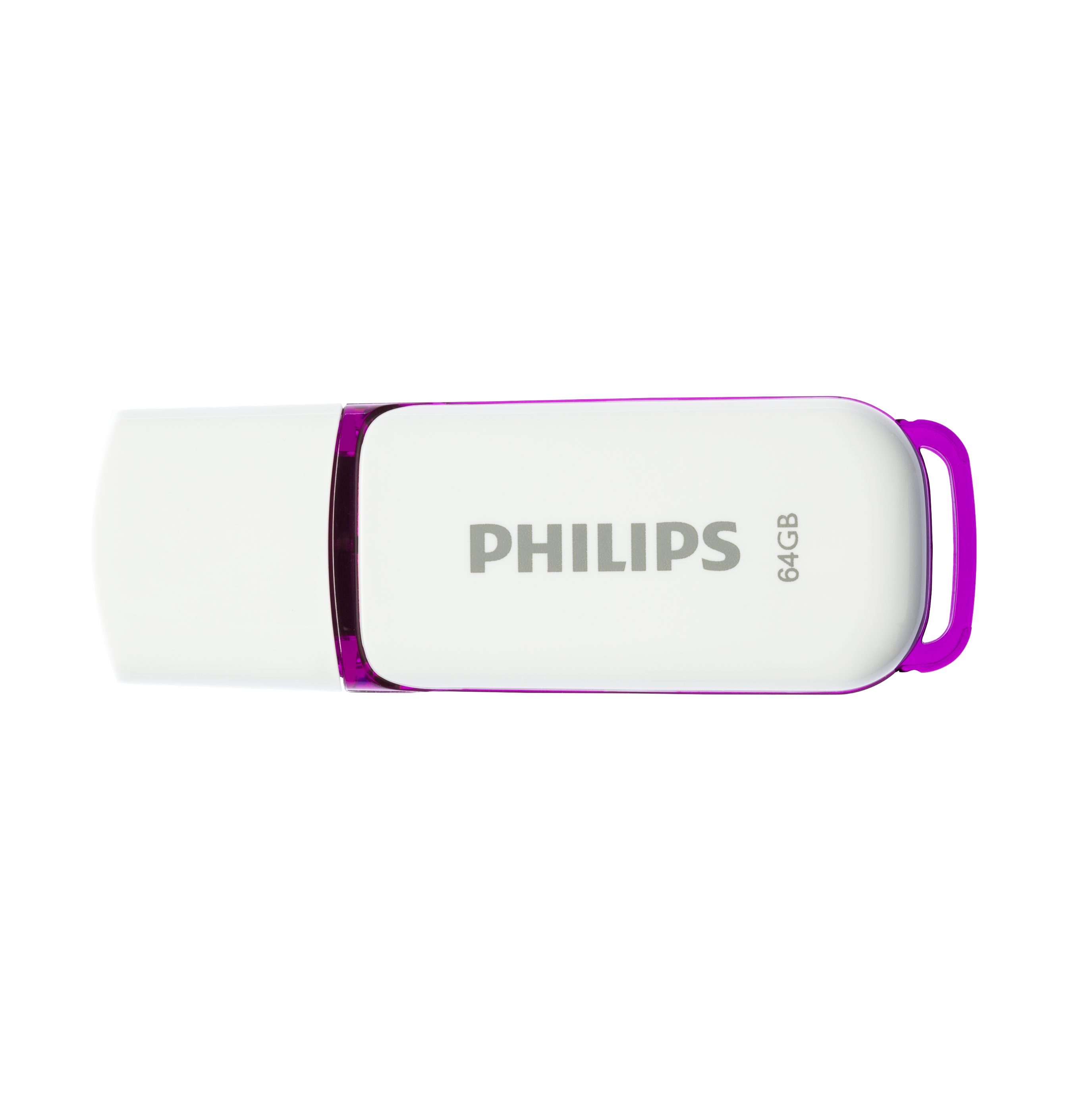 Philips FM64FD70B/00 USB-Stick (USB 2.0, Lesegeschwindigkeit 80,00 MB/s, Snow Edition Magic Purple®, 64 GB, USB 2.0, 1er Pack)