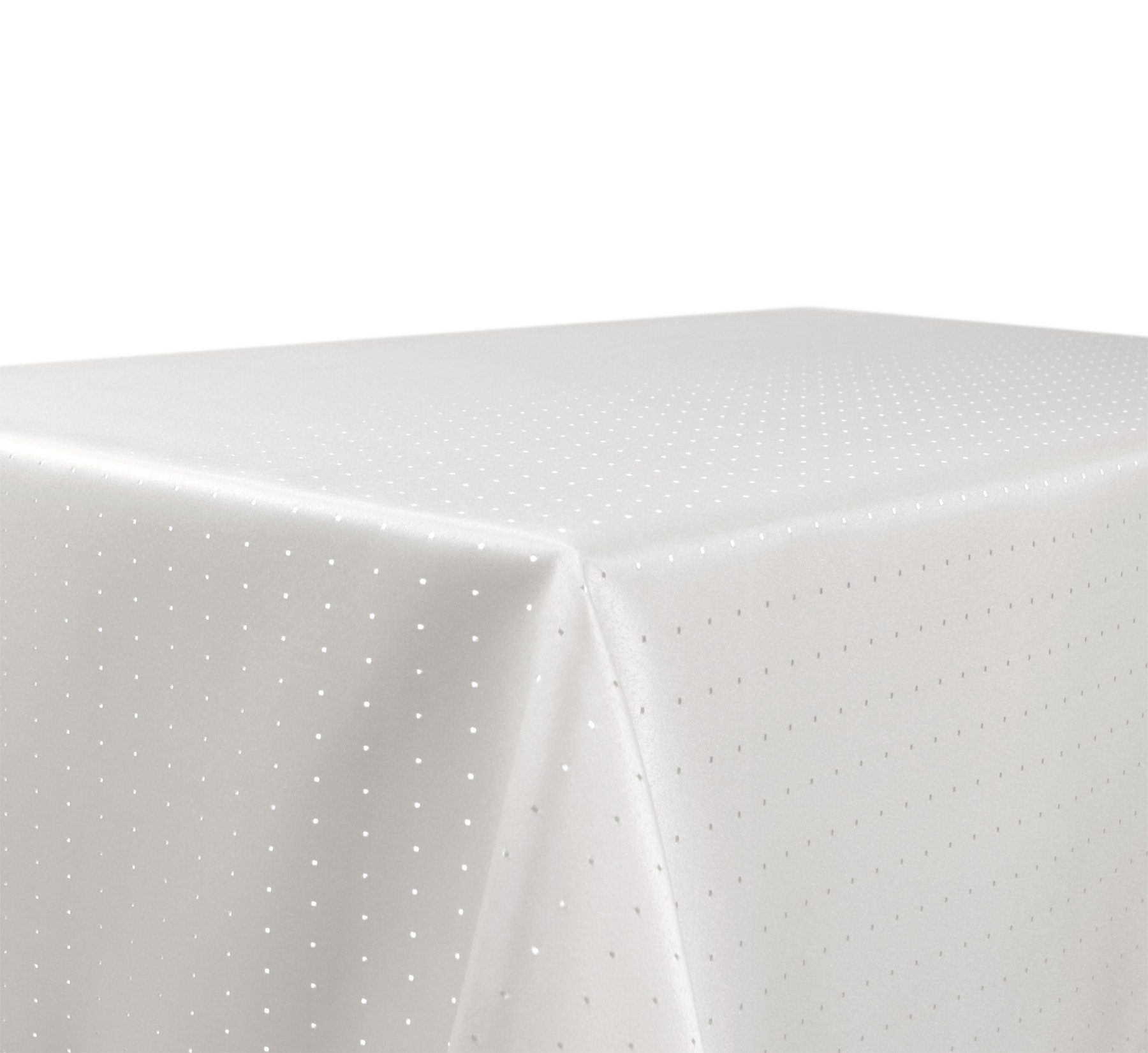 Beautex Tischdecke Damast Punkte bügelfrei fleckenabweisend pflegeleichte Tischwäsche (1-tlg), fleckenabweisend, Lotuseffekt, formstabil, strapazierfähig