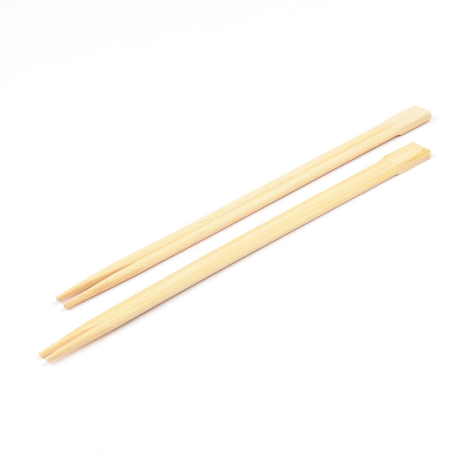Essstäbchen 100 Paar Essstäbchen aus Bambus, 23 cm paarweise einzeln verpackt, Asiastäbchen Asia-Ess-Stäbchen Essbesteck Reisbesteck Bamboo
