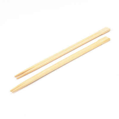 Essstäbchen 3000 Paar Essstäbchen aus Bambus, 23 cm paarweise einzeln verpackt, Asiastäbchen Asia-Ess-Stäbchen Essbesteck Reisbesteck Bamboo