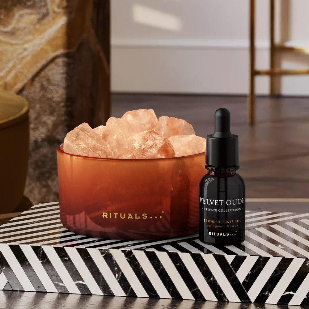 Rituals Raumduft Rituals Velvet Oudh Salzsteindiffuser – Kristalle 20 ml (Holzig-floraler Duft mit Oudh, Rose & Safran, 1-St)