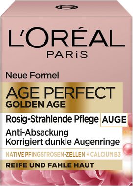 L'ORÉAL PARIS Augenbalsam Age Perfect Golden Age Rosé-Augenpflege, Feuchtigkeitscreme