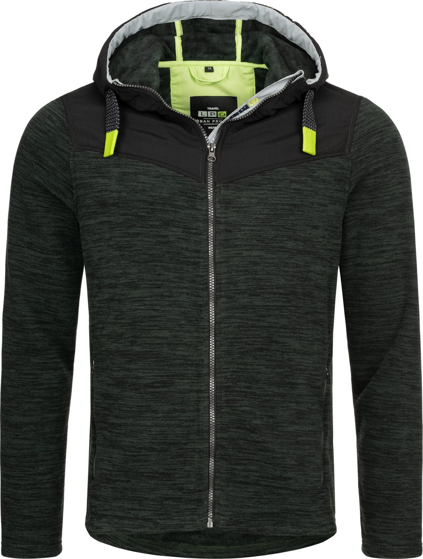 LPO Fleecejacke ELKFORD URBAN MEN weiche Fleecejacke in traditioneller Optik