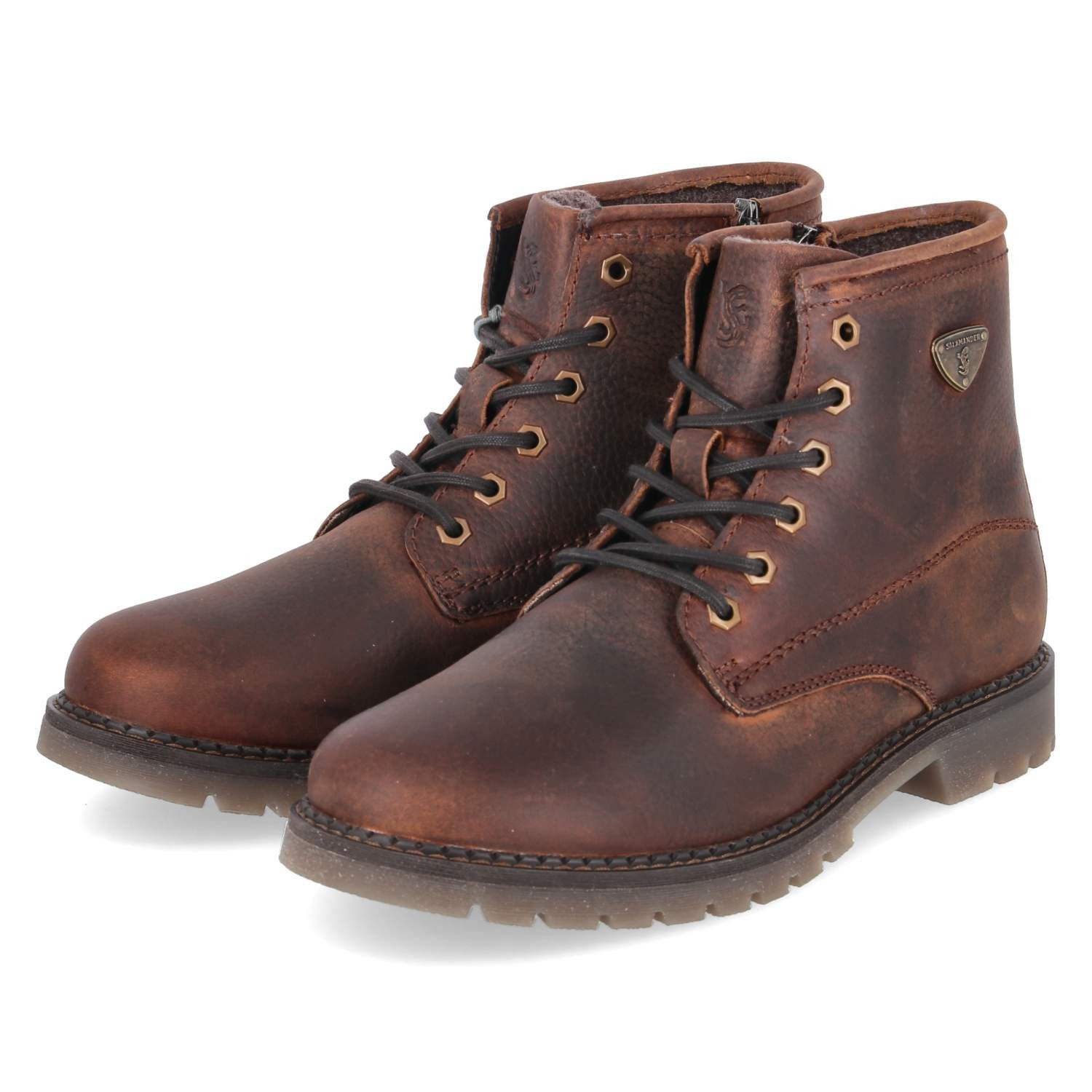 Salamander Salamander Boots E31AUY331200-6100 Herren Rauleder brown Schnürstiefel
