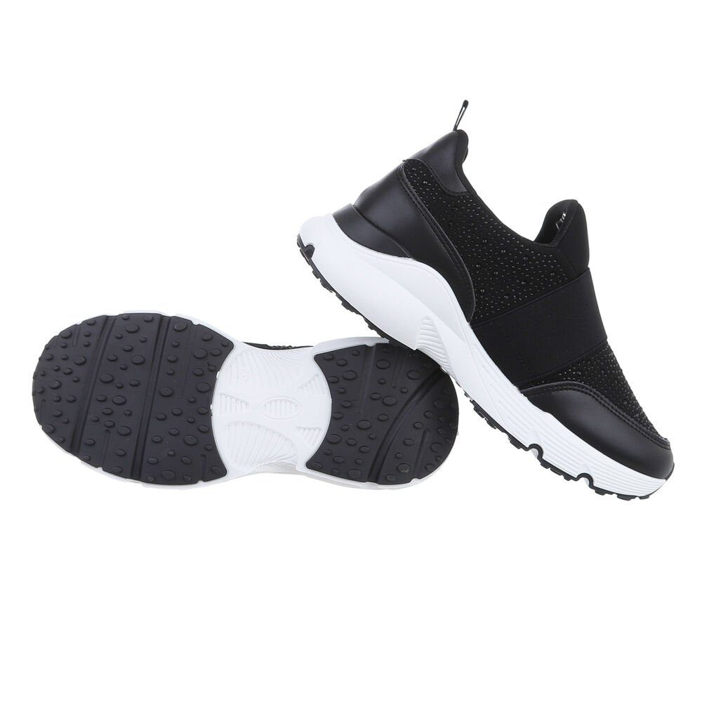 Ital-Design Damen Low-Top Freizeit Sneaker Keilabsatz/Wedge Sneakers Low in günstig online kaufen