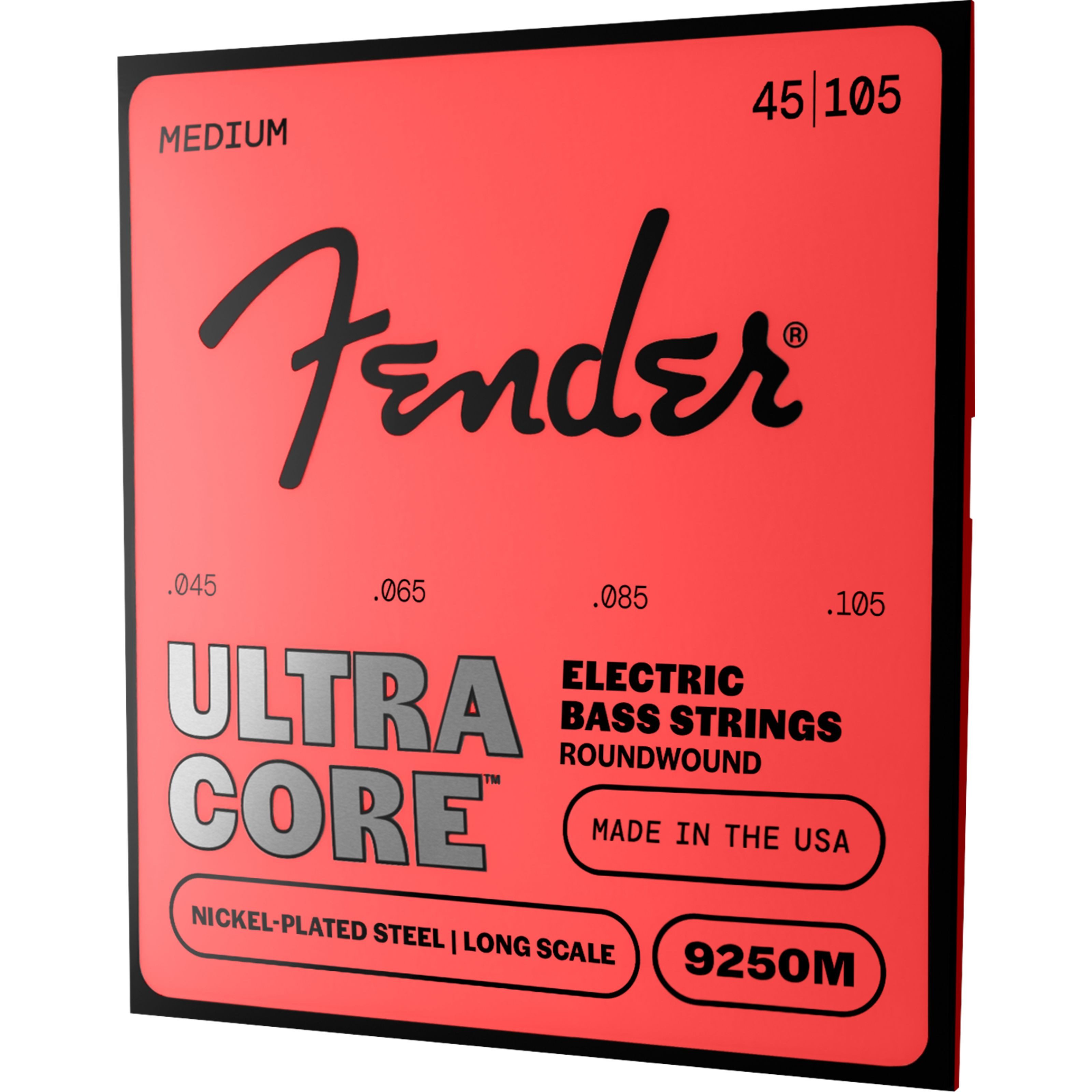 Fender Saiten, Strings Ultracore 45 105 9250M Nickel Plated Steel - Saitensatz für