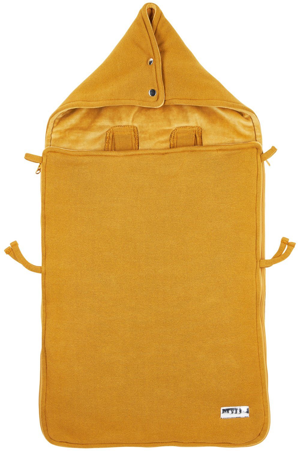 Meyco Baby Fußsack Knit Basic Honey Gold (1-tlg), 40x82cm