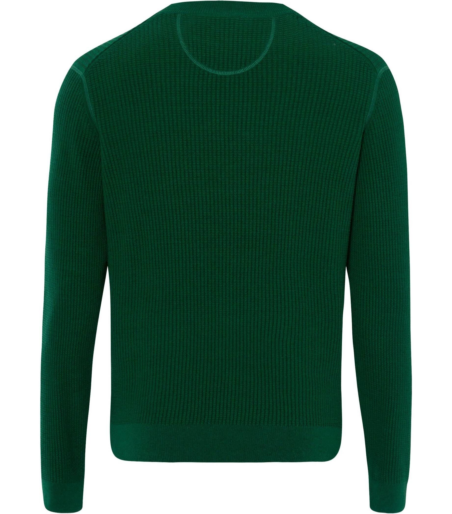 RICK Brax grün (43) (1-tlg) Herren Strickpullover Strickpullover STYLE