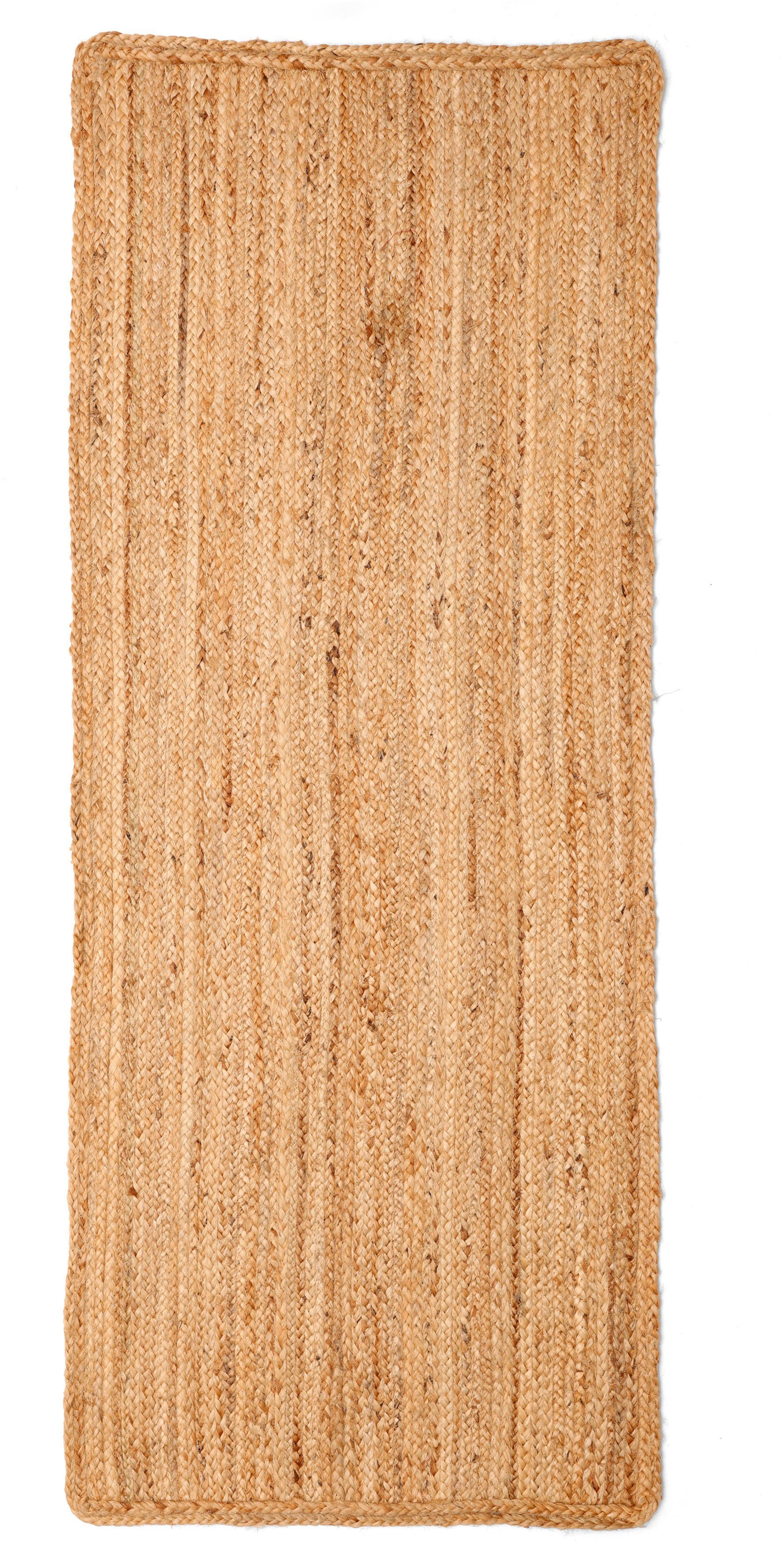 Myflair Möbel & Accessoires Läufer Lola, rechteckig, Höhe: 10 mm, Juteteppich, Wendeteppich, handgeflochten, 100% Naturfaser, Boho-Style. Reduzierter Preis € 39,17. Unverbindliche Preisempfehlung € 85,99