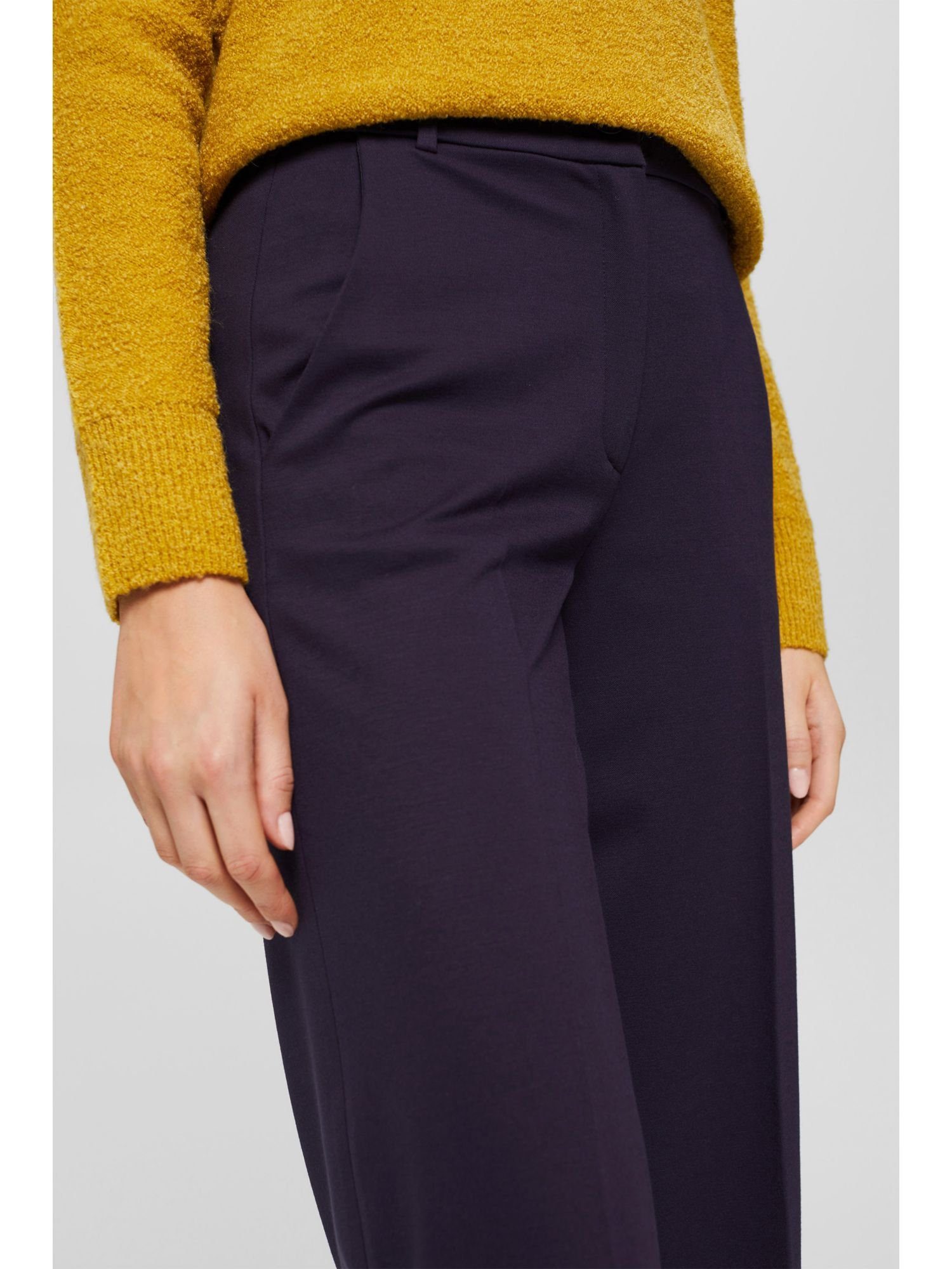 Esprit Collection Bein & PUNTO Mix NAVY Hose Match mit Anzughose SPORTY geradem
