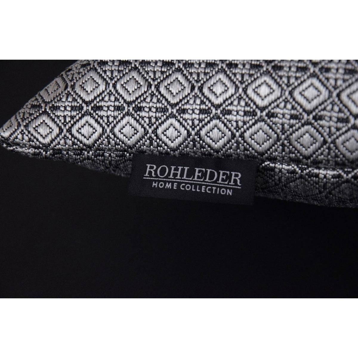 Kissenhülle Luxury Dekoobjekt Grey ROHLEDER Cubic (40x40cm) Diamond