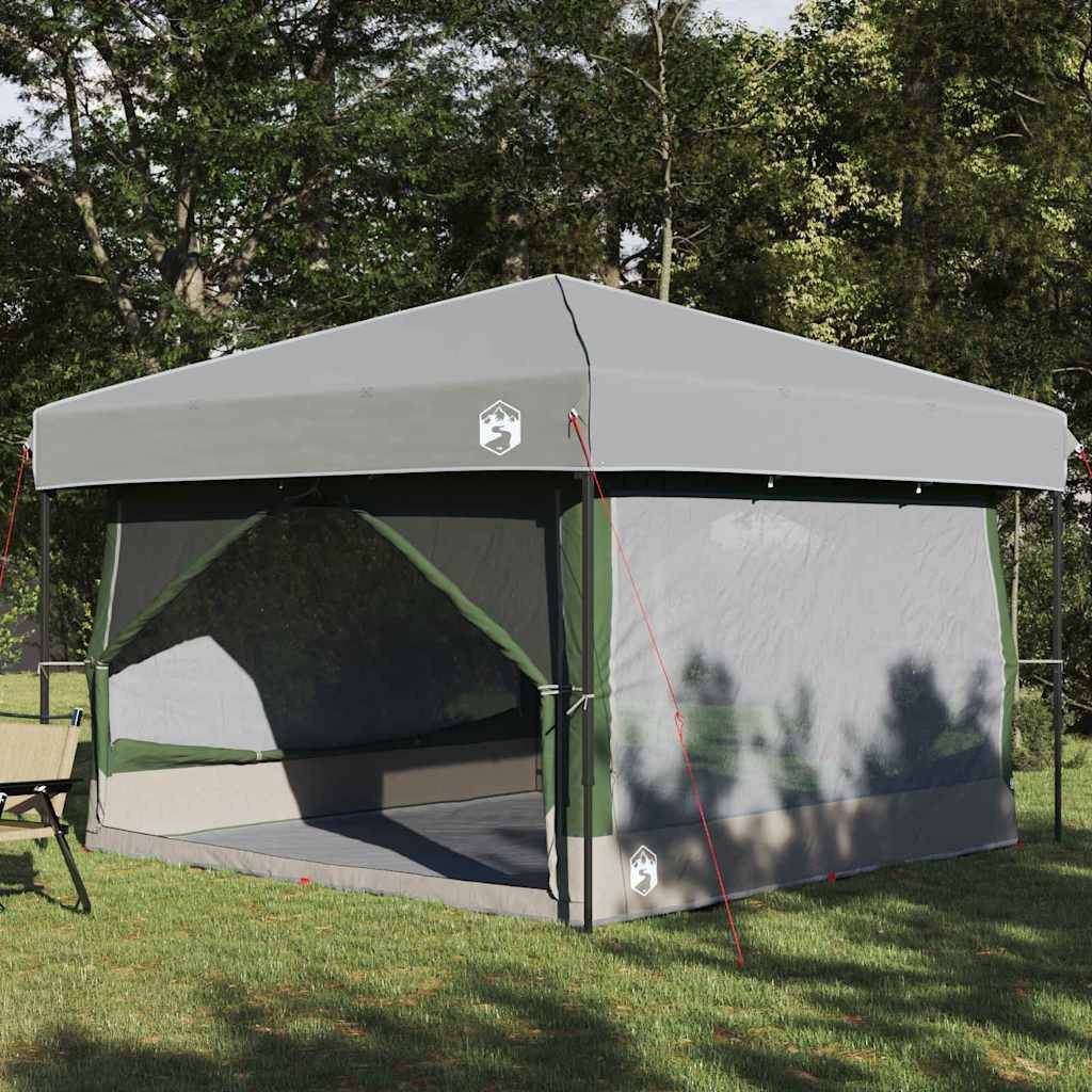 vidaXL Innenzelt Innertelt 7-Personen mit Dach Grün und Grau 300 x 300 x 250 cm, (1 tlg)