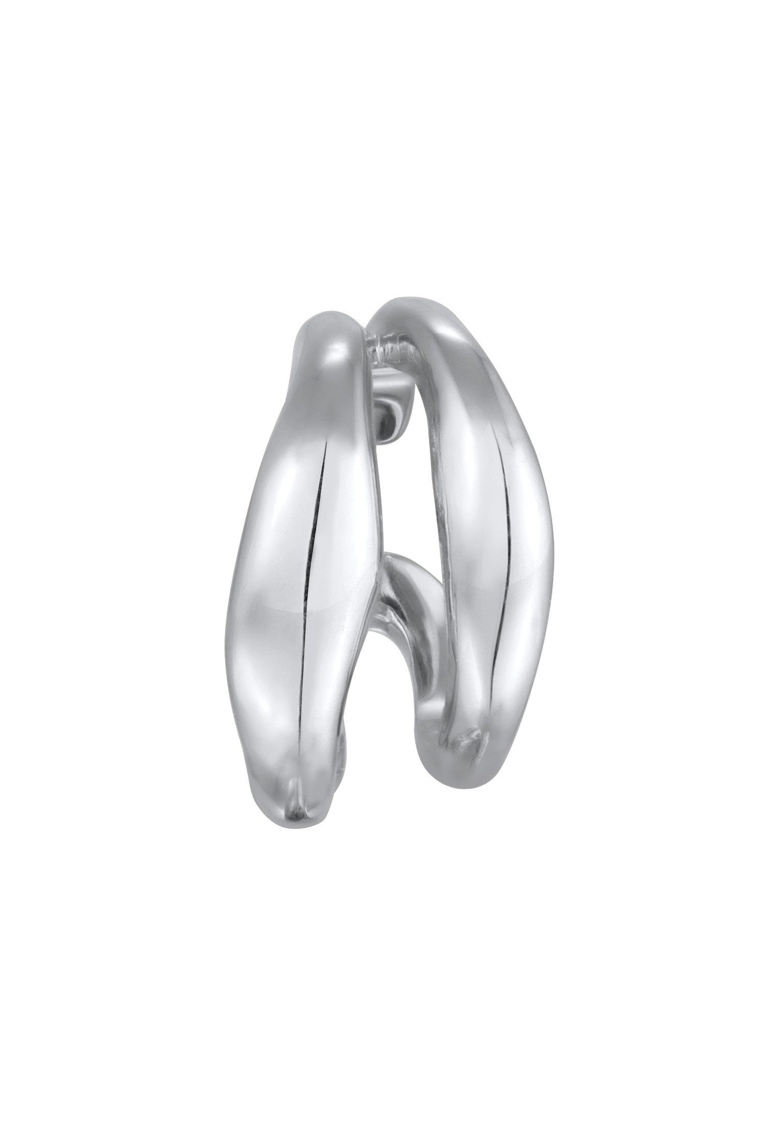 Elli Premium Ohrklemme Earcuff Single Ohrklemme Organic Design 925 Silber, günstig online kaufen