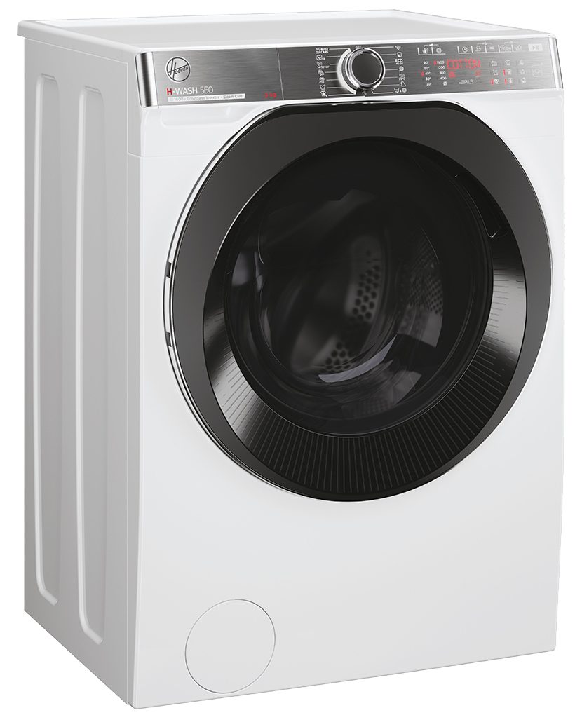 Hoover Waschmaschine H-WASH 550 Expert Design H5WPB69AMBC/1-S, 9 kg, 1600 U/min, hOn App / Wi-Fi + Bluetooth, 14 Programme, Mengenautomatik Plus | Frontlader