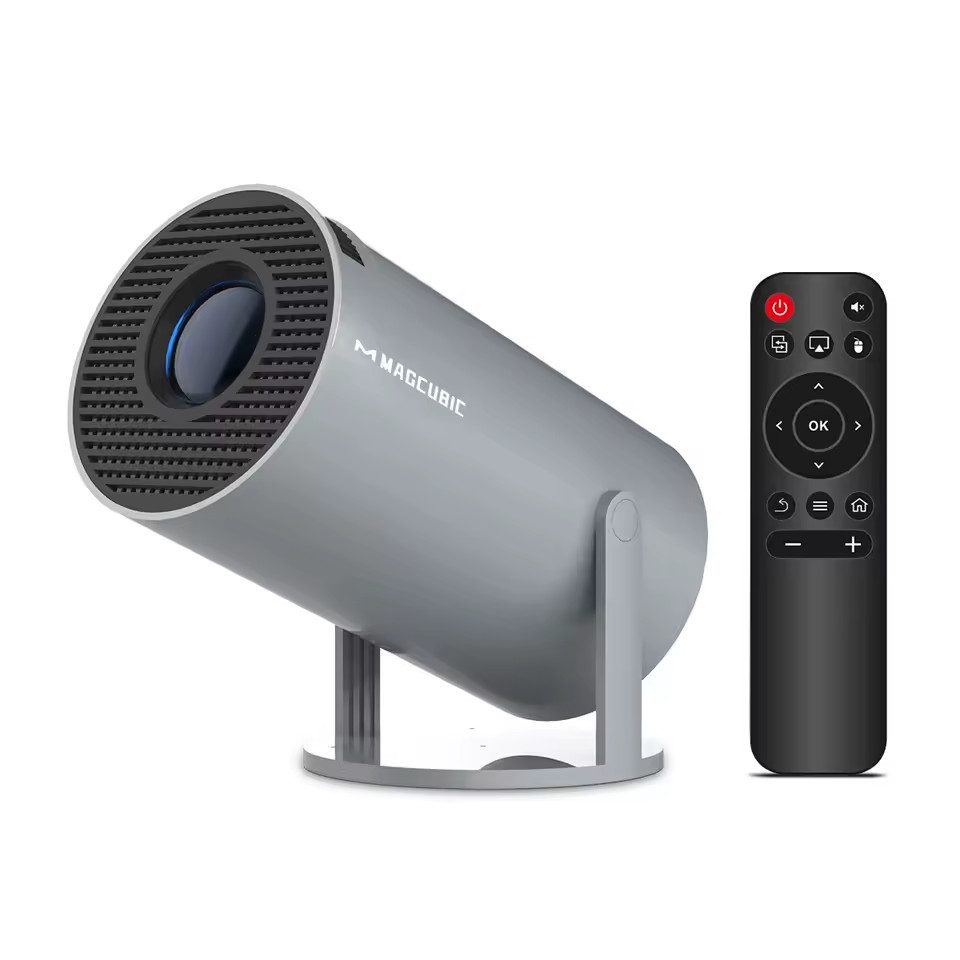 Magcubic Tragbarer Projektor Beamer HY300 Pro 4K Android 11 Wifi6 BT 5 UHD-Beamer (8000 lm, 3840 x 2160 px px, 8000 lm, 1500:1, 3840 x 2160 px, BT 5.0, 4K 1080p unterstützt)