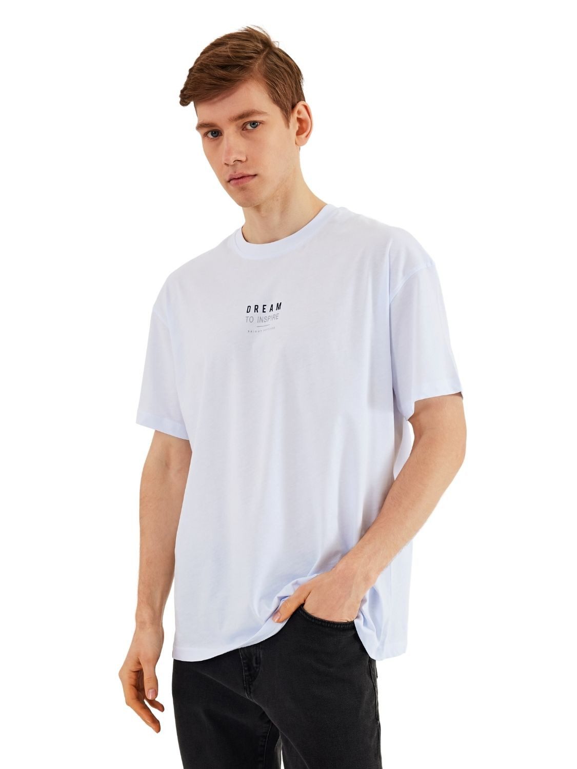 COMEOR Oversize-Shirt Herren T-Shirt: Trendige Urban Streetwear für lässige Styles (1-tlg) mit individuellem Print