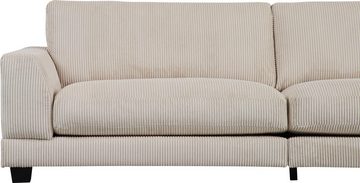 Home affaire 3,5-Sitzer Parennes, mit attraktivem Cord-Stoff, Breite 254 cm, Tiefe Sitzfläche 62 cm