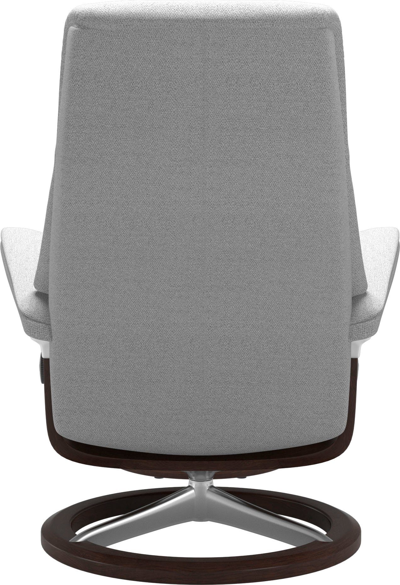 Relaxsessel (Set, Signature Größe M,Gestell Base, mit Relaxsessel Stressless® View mit Hocker), Braun