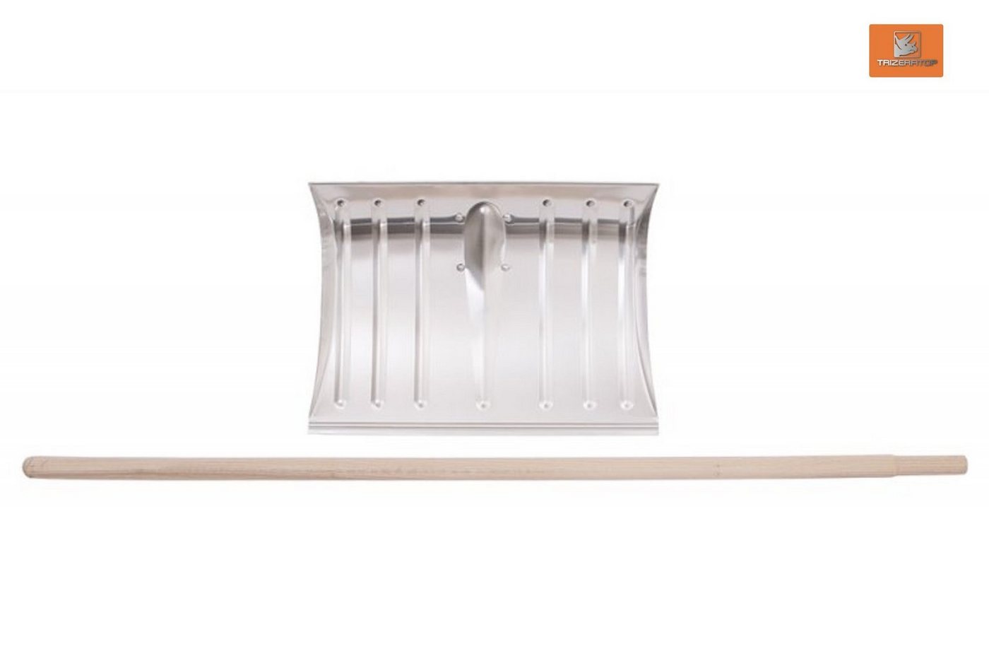 Thumbnail - TRIZERATOP Schneeräumer Aluminium Schneeschieber, Schneeschaufel 50cm mit Holzstiel, (Aluminium Schneeschieber, Schneesc...