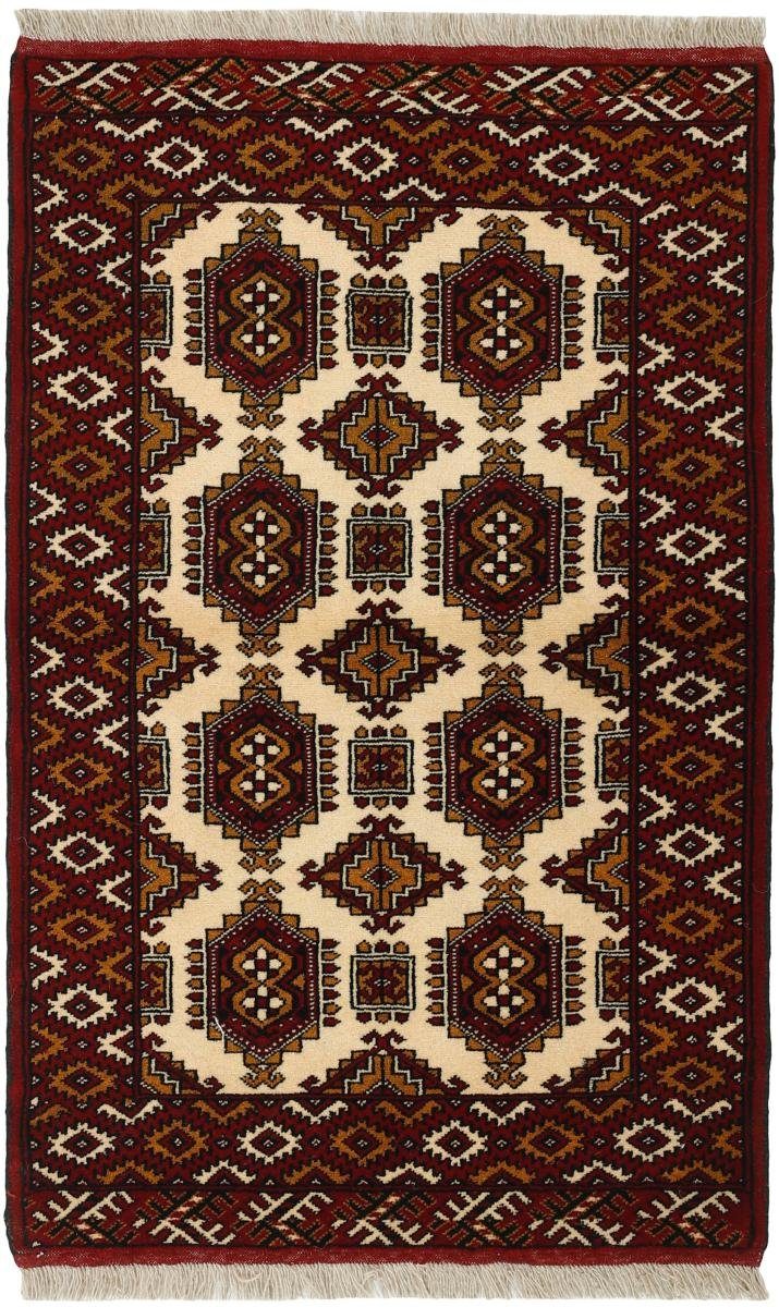 Perserteppich, Orientteppich rechteckig, mm 6 Trading, / Handgeknüpfter Turkaman Höhe: Orientteppich 83x131 Nain