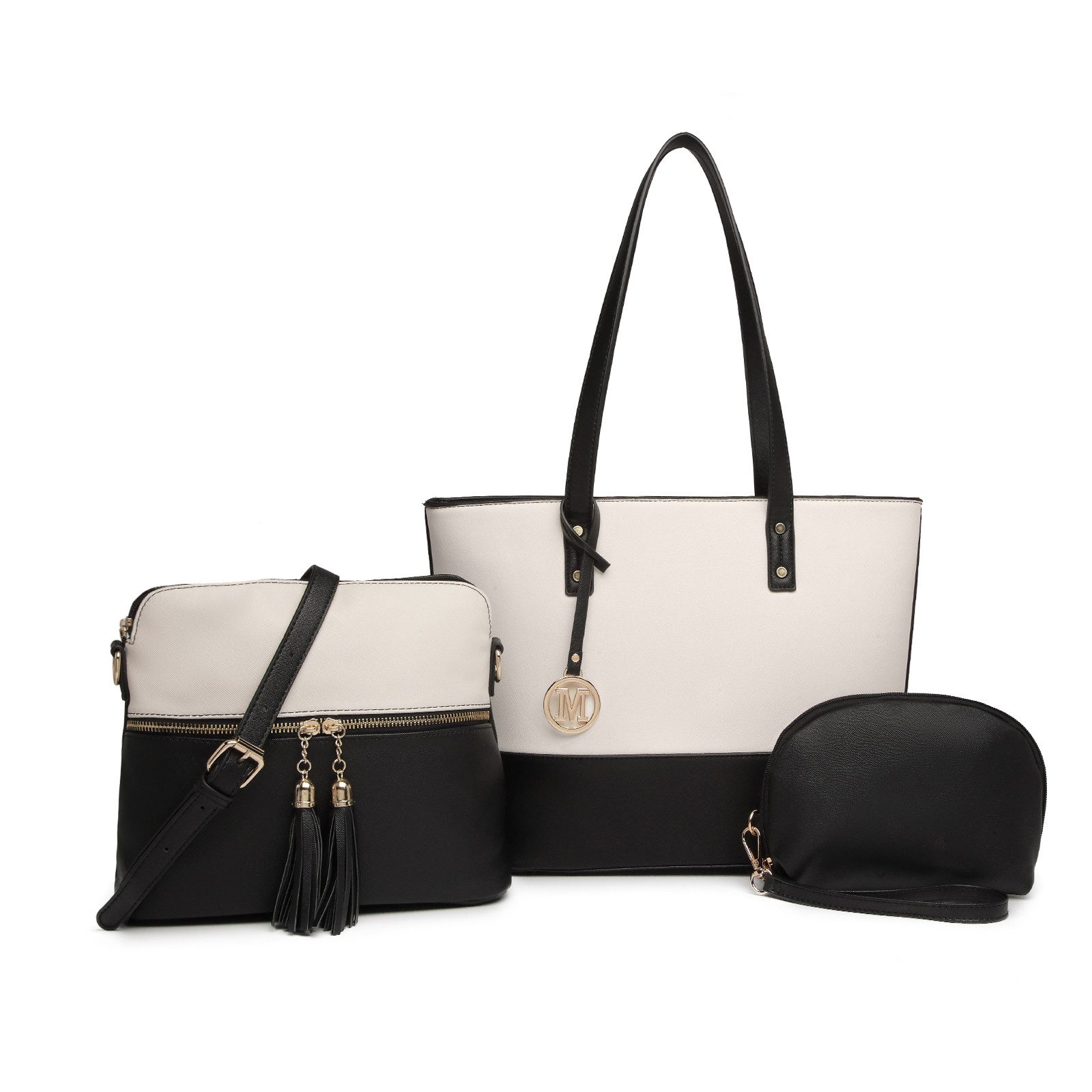 Miss Lulu Handtasche Damen 3-in-1 Handtaschen-Set günstig online kaufen