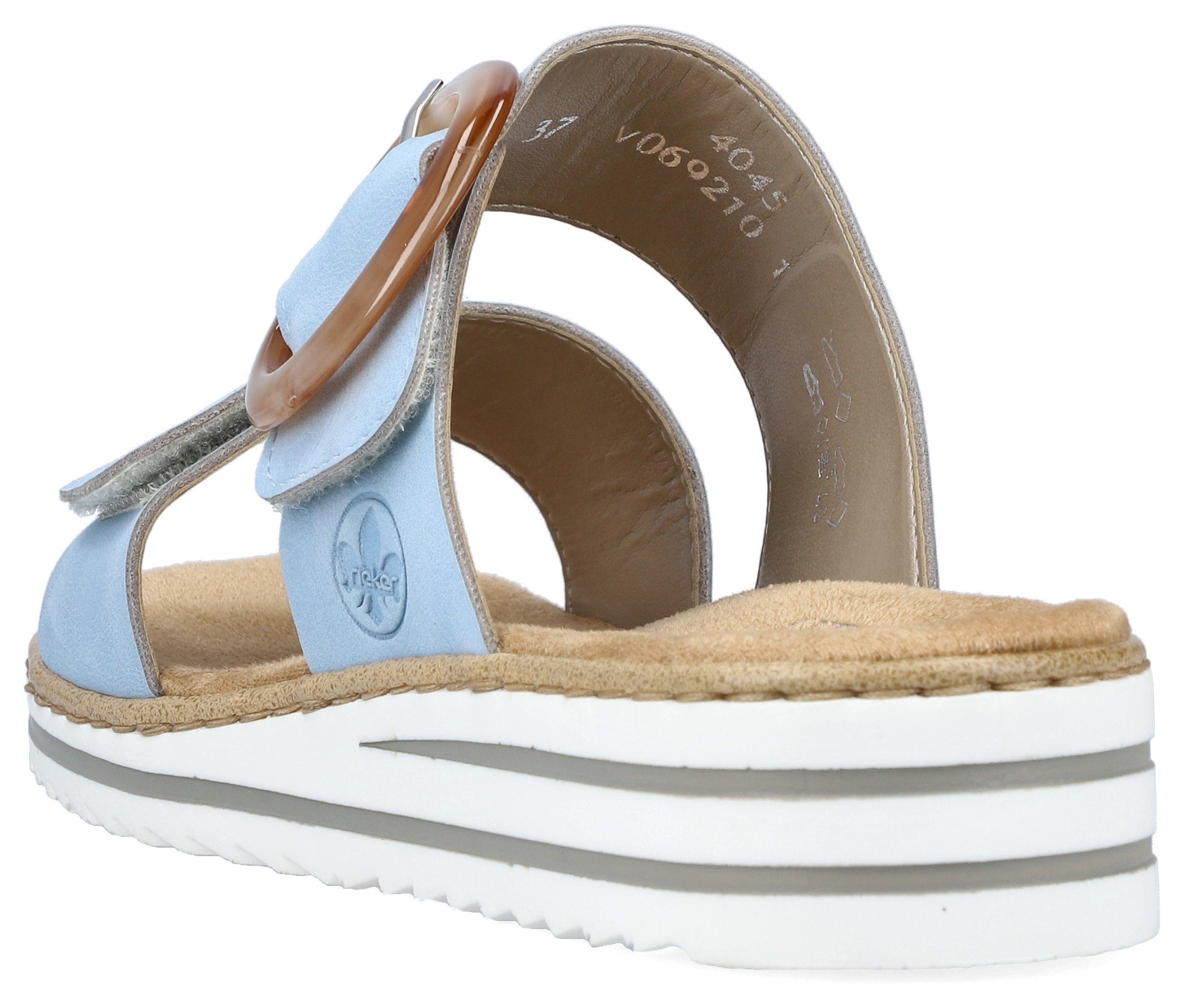Rieker Pantolette, Keilabsatz, Sommerschuh, Schlappen mit günstig online kaufen