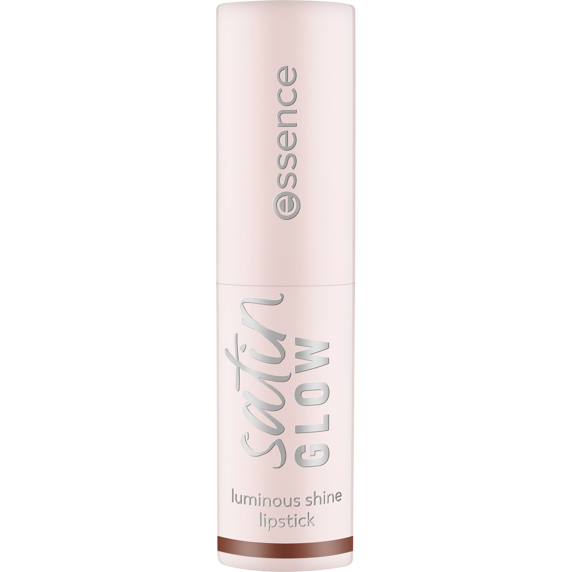 Essence Lippenstift satin GLOW luminous shine lipstick, 3-tlg., 3-tlg., Satin-Finish, langanhaltend, Farbintensiv, hohe Deckkraft