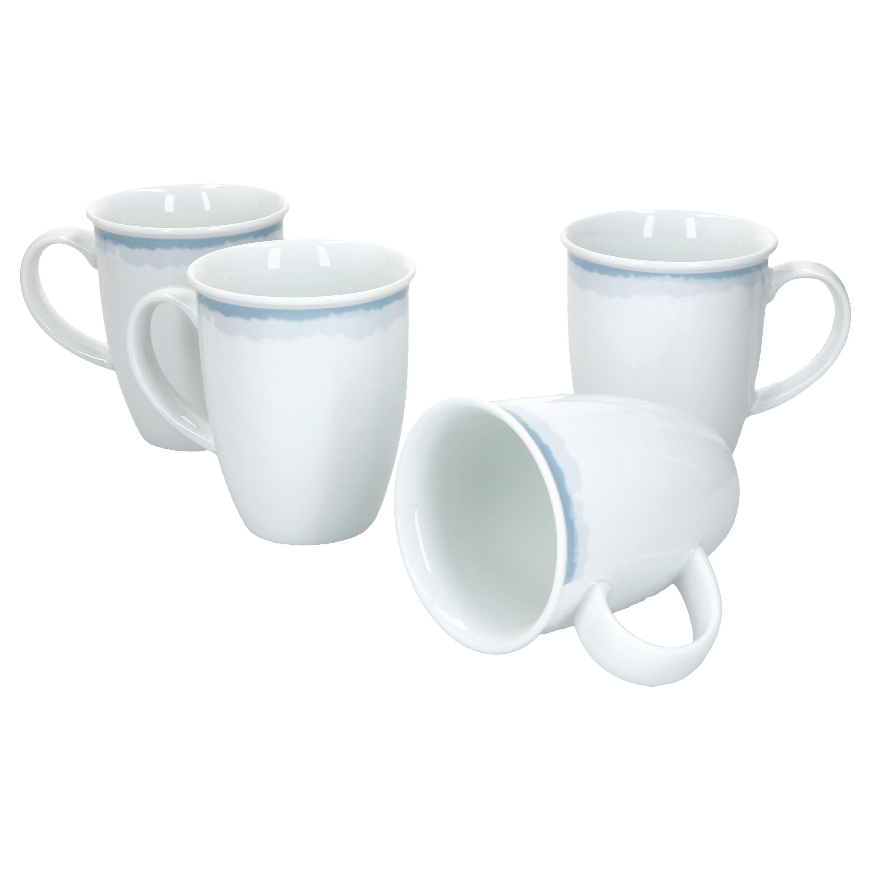 Ritzenhoff & Breker Becher 4er Set Kaffeebecher Nordic Maren 320ml Ritzenhoff & Breker - 408751, Porzellan