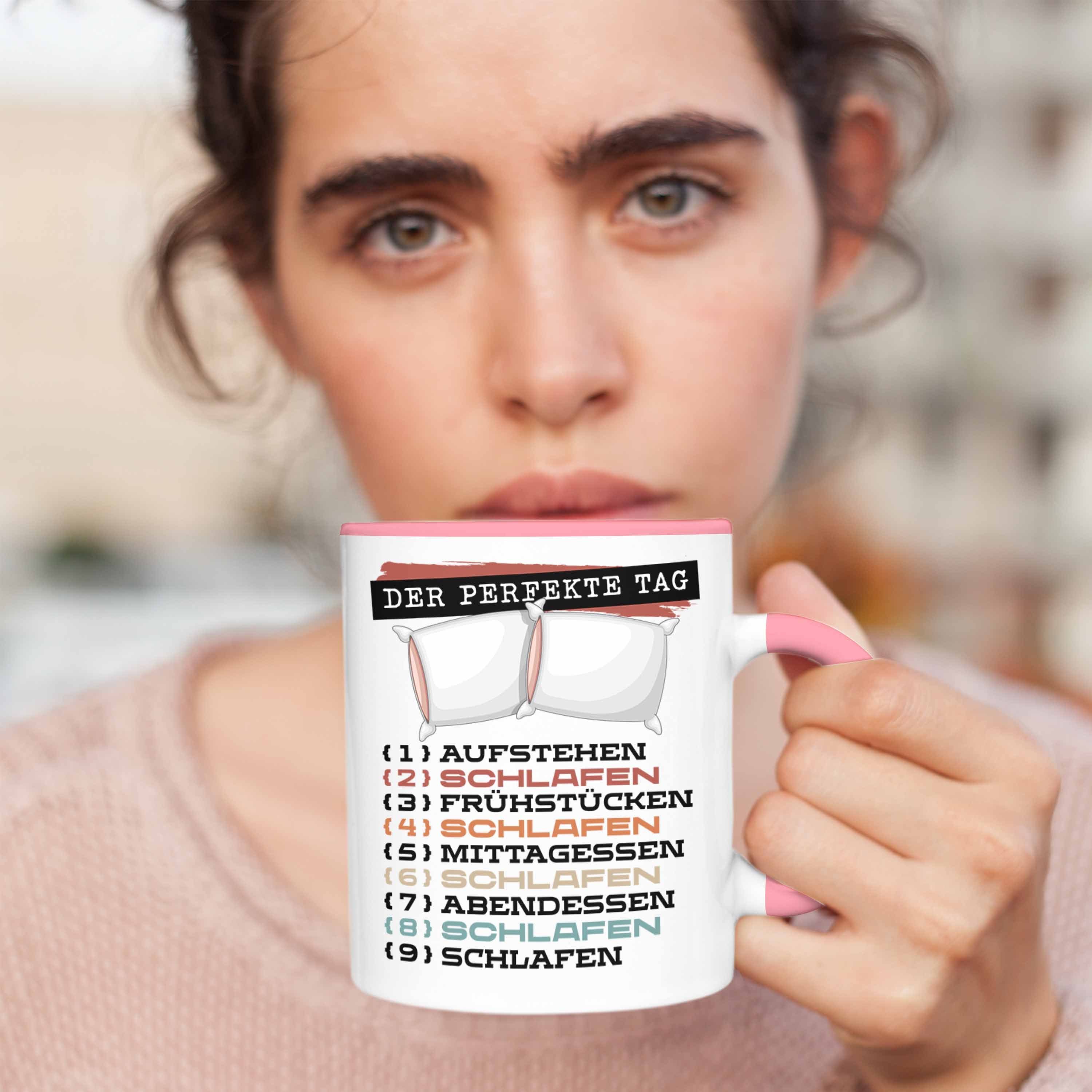 Trendation Tasse Trendation Der Rosa - Becher Perfekte Tasse Schlafmütze Geschenk Tag Schlaf