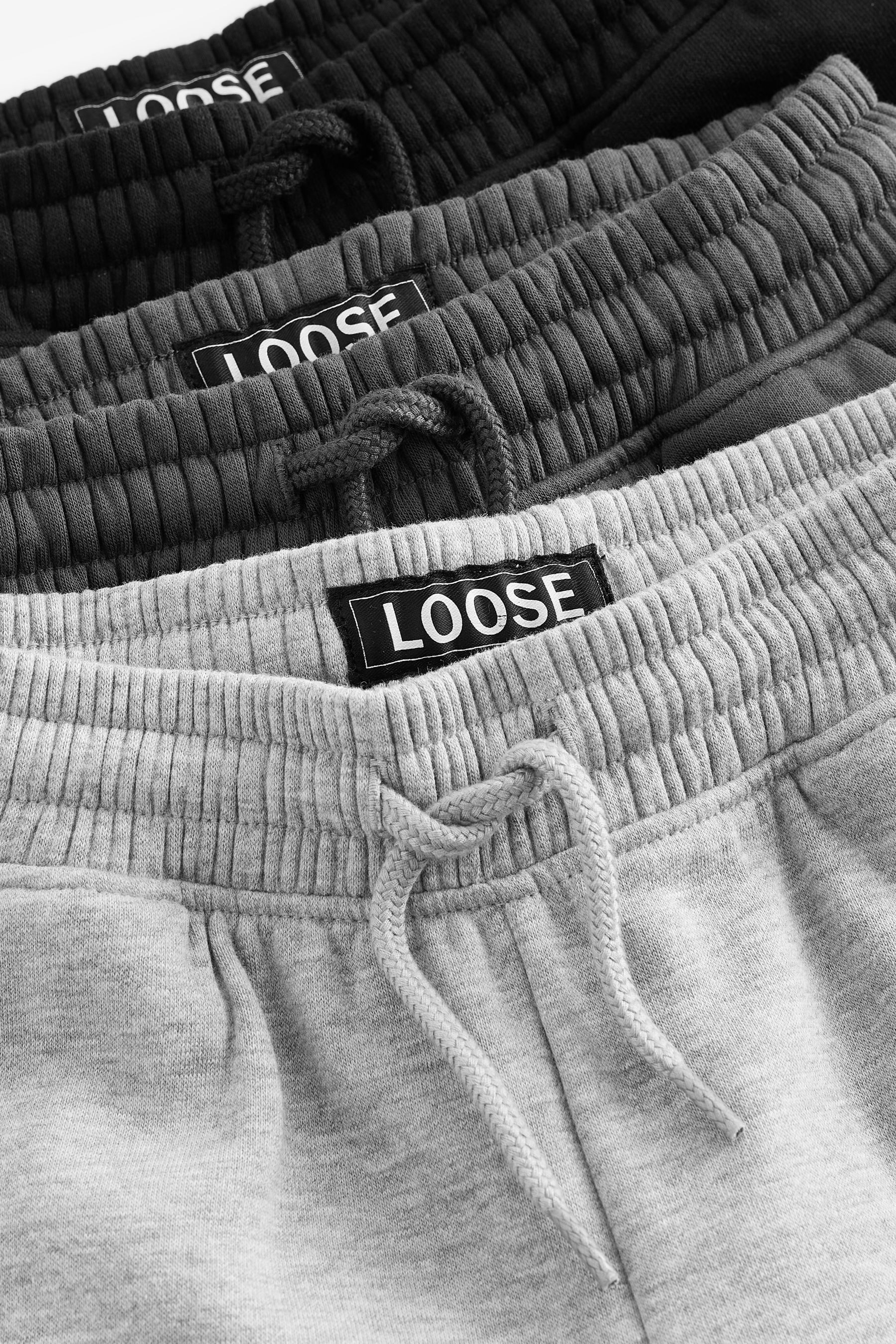 Next Jogginghose Basic-Jogginghose im Regular Fit, 3er-Pack (3-tlg)