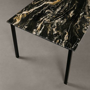 MAGNA Atelier Esstisch SAPPORO mit Marmortischplatte, Küchentisch, Dining Table, nachhaltig, 200x100x75cm