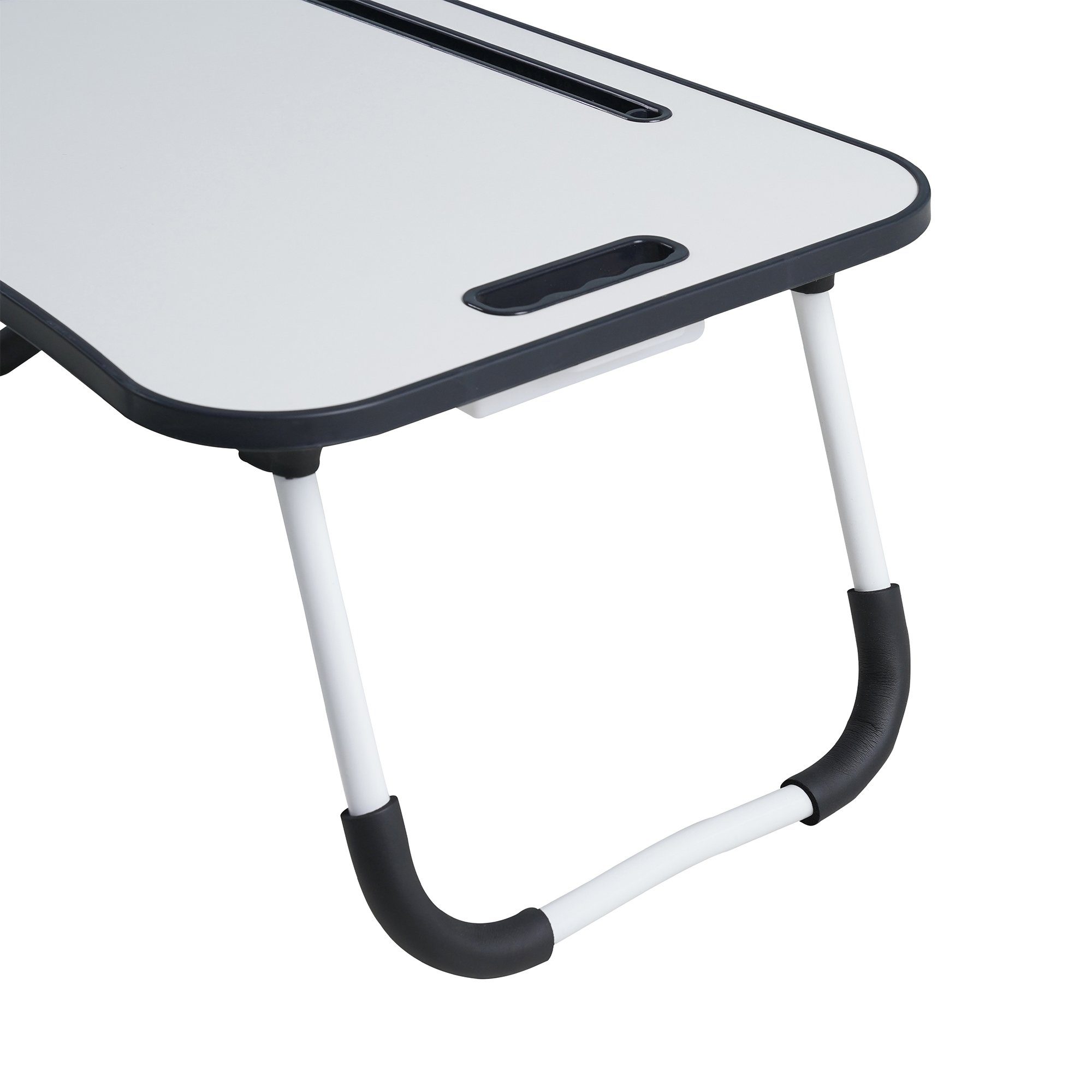 Albatros International Handy/Tablethalter für für Tisch Laptoptisch Laptop Couch Klapptisch Ständer FLIP, Laptoptisch (Weiss), Bett Albatros mit Schublade Laptop