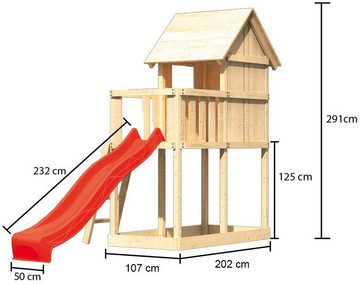 KONIFERA Spielturm Finni, BxTxH: 107x202x291 cm