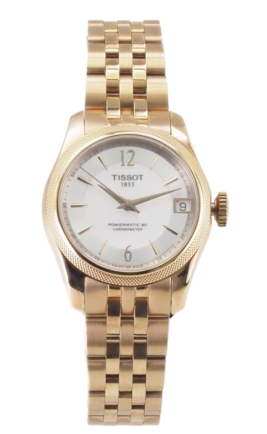 Tissot Automatikuhr Tissot Damen Automatik Uhr BALLADE POWERMATIC 80 T1082083311700, (Rosegold)