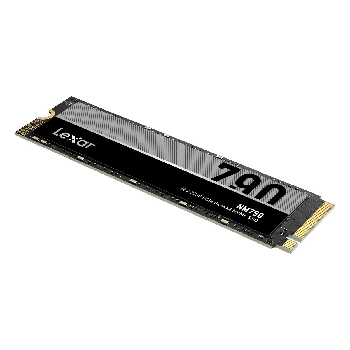 Lexar NM790 (1TB, 2TB, 4TB) M.2 NVMe M2 SSD PCIe 4.0 interne SSD (1 TB) M.2 2280" 7400 MB/S Lesegeschwindigkeit, 6500 MB/S Schreibgeschwindigkeit, Hohe Zuverlässigkeit und Langlebigkeit