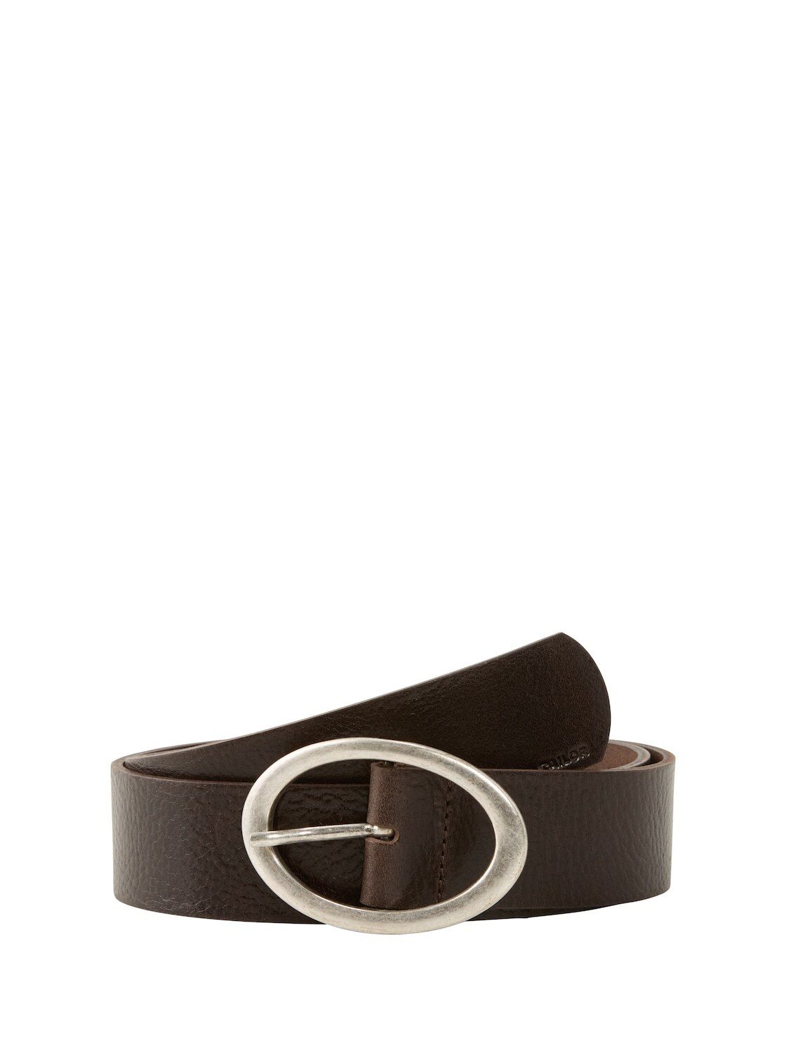 TOM TAILOR Ledergürtel Belts TTRUBY Ledergürtel mit ovaler Dornschließe