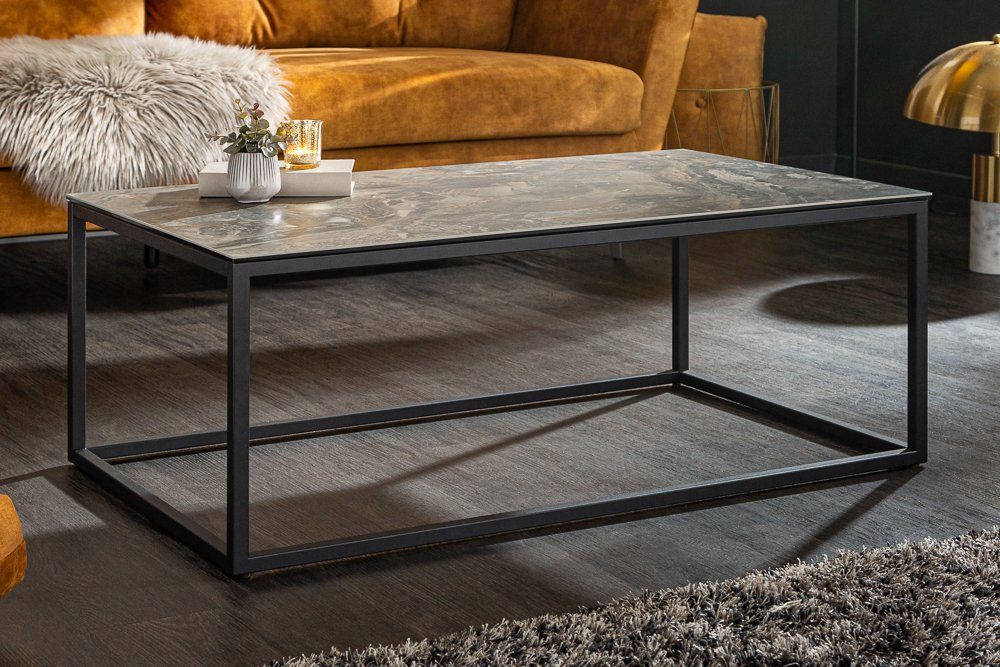 riess-ambiente Couchtisch SYMBIOSE 100cm taupe / schwarz (Einzelartikel, 1- günstig online kaufen