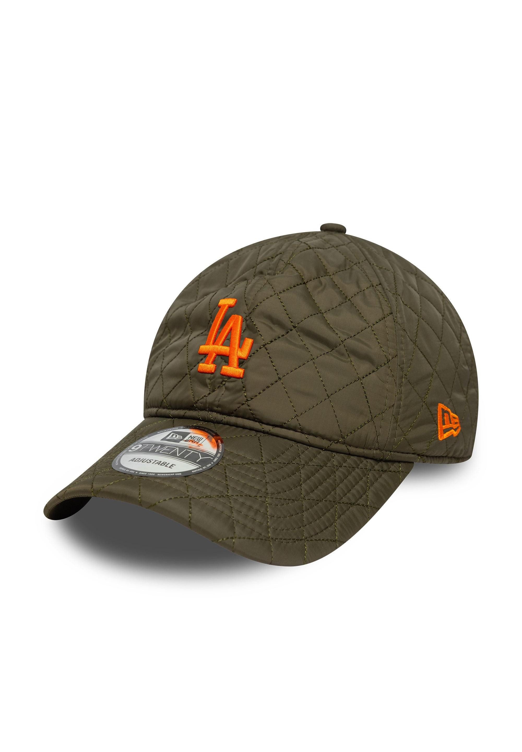 Baseball Cap Los Angeles Dodgers New Era Quilted 9Twenty Cap olivgrün